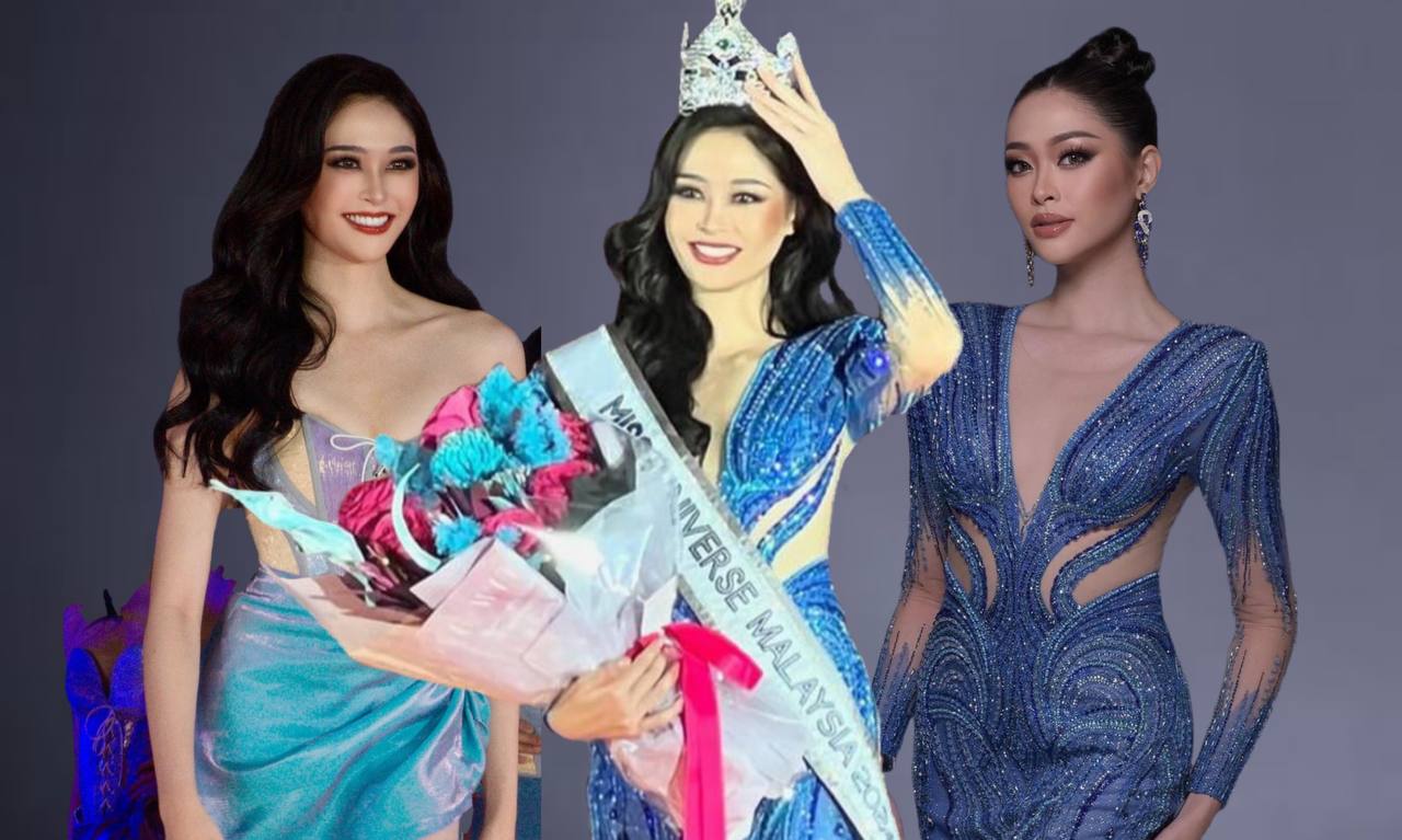Sandra (tengah) berjaya menewaskan 15 jelitawan lain untuk bergelar Miss Universe Malaysia 2024.